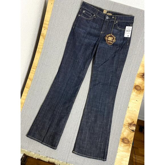 Kut From The Kloth Jeans Womens 6 32X34 Blue Splendid Bootcut Embroidered Tall - Picture 4 of 16
